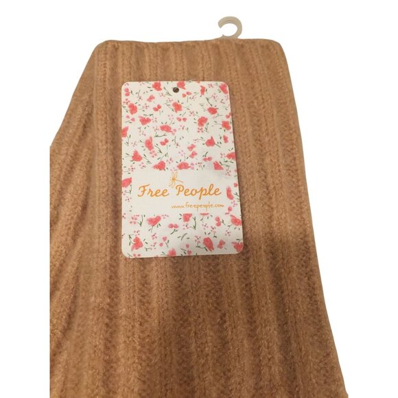 Free People Camel Tan Fingerless Hand Warmers OSFM - Picture 2 of 5